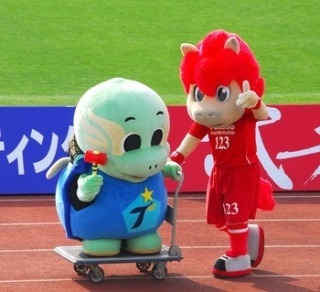 ロアッソ君、ニータン！マスコット総選挙も頑張れ〜✨✨