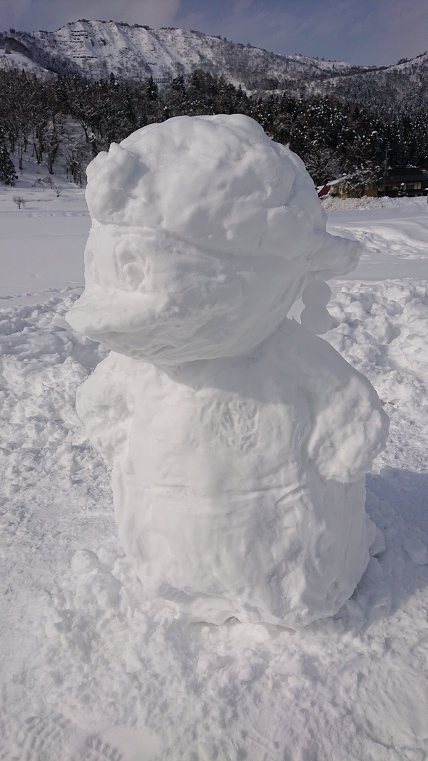 雪だるマリノスケ❄️☃