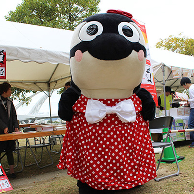 おめかしして登場のグランパコちゃん