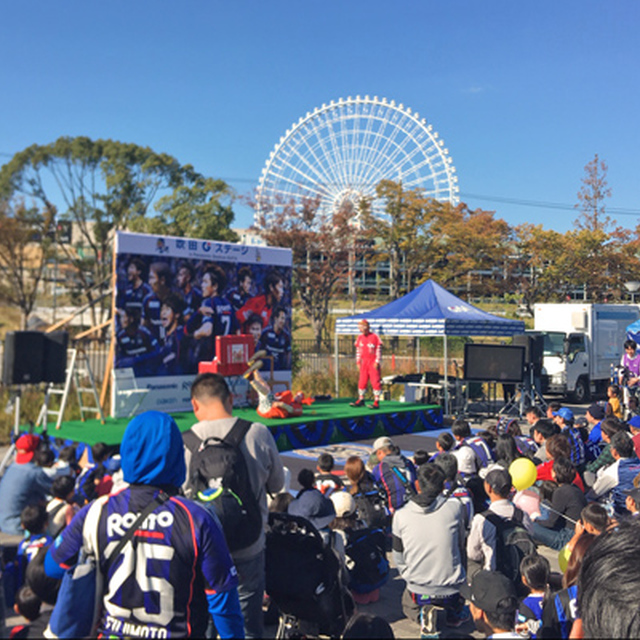 快晴のパナソニックスタジアム吹田