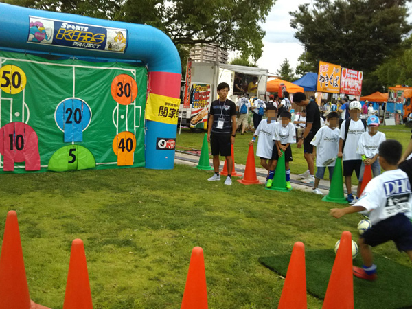 子供達に大人気のキックターゲット