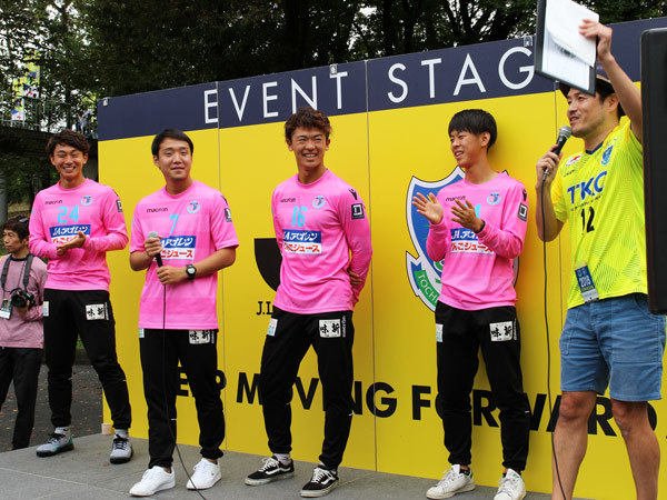 期限付き移籍中の4選手が来場