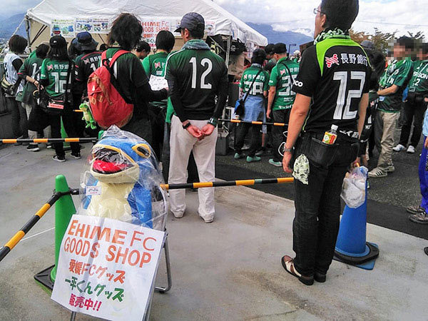 松本サポーターにも圧倒的な支持を誇る一平くん