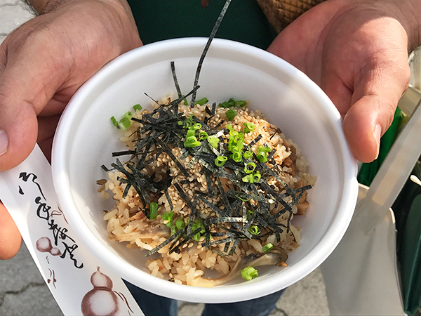 伊作さんの鮎飯
