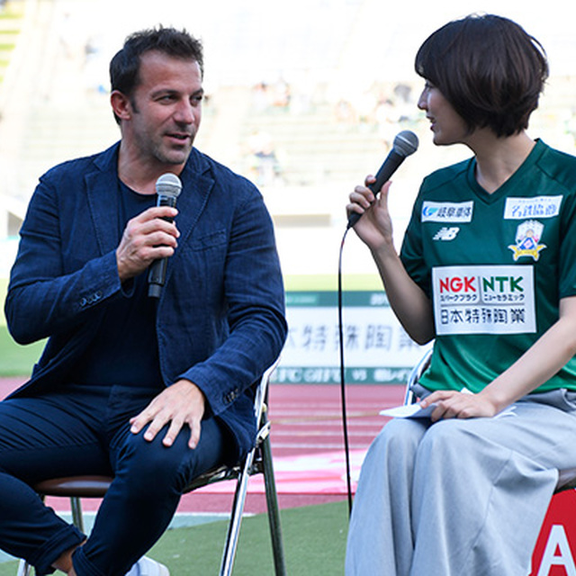 デル・ピエロ氏が佐藤美希さんとトークショー