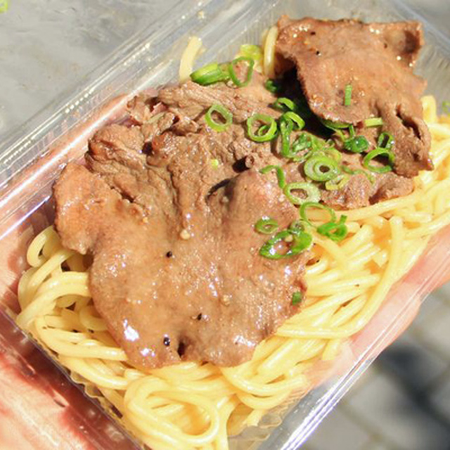 グルメグランプリ限定の「ネギ塩牛タン　塩焼きそば」　