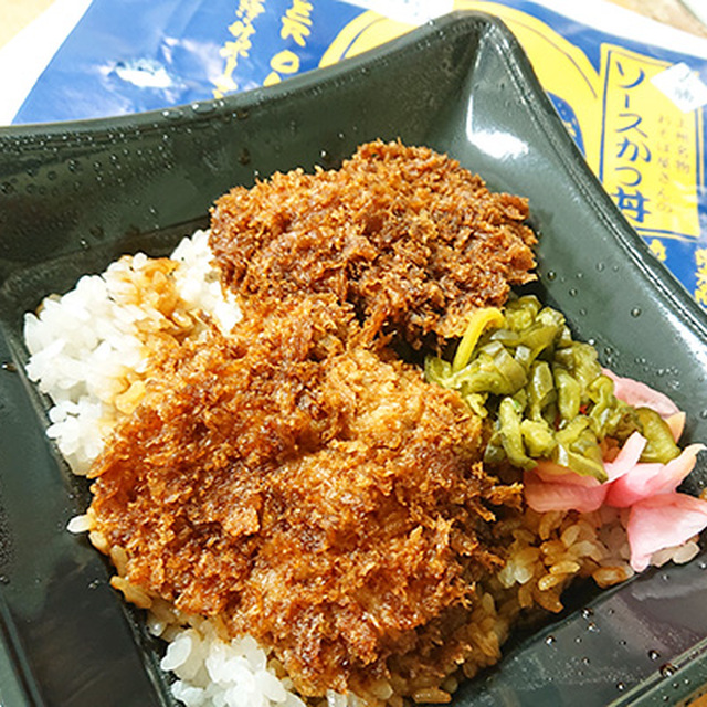 上州名物おそば屋さんのソースかつ丼