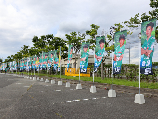 選手ののぼりが登場！