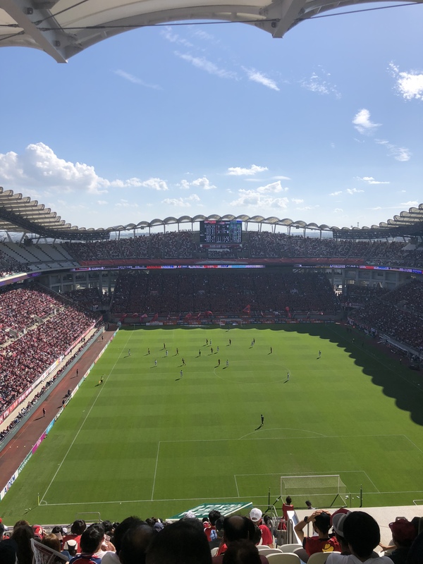 鹿島の海風は気持ちいいよ By よしまるくん 県立カシマサッカースタジアム 鹿島アントラーズ 座席 Js Link スタジアムナビ