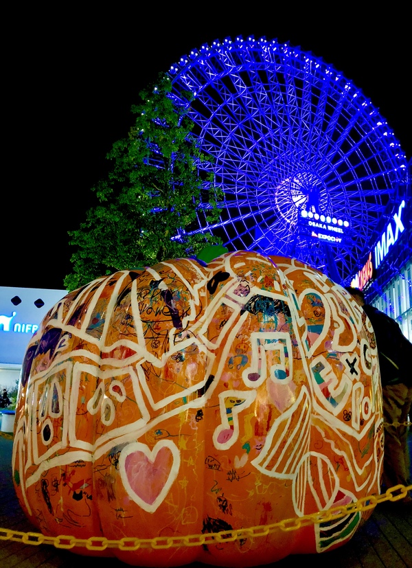 勝利の後の大観覧車はガンバブルーカラー