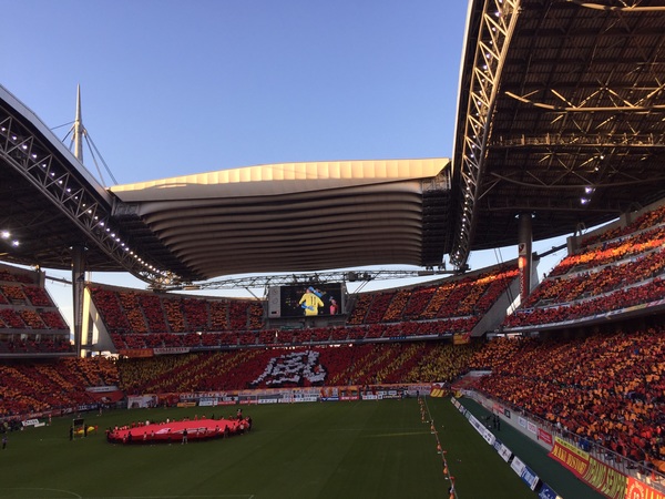 とにかく見やすい！いいスタジアム。