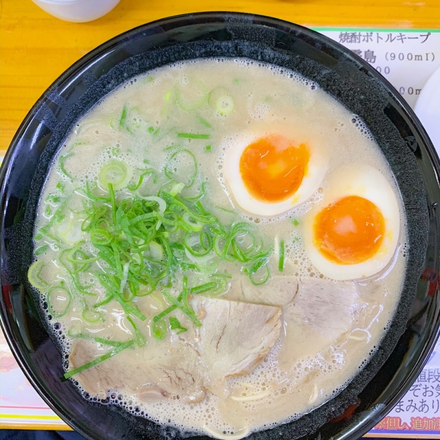 長浜ナンバーワン　長浜店のとんこつラーメン