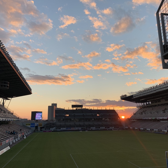 夕陽も美しい