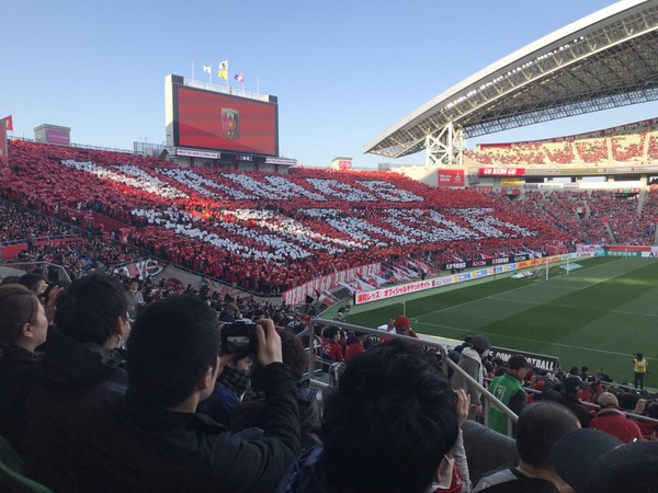 今年の開幕戦のヴィジュアルはVAMOS URAWA！