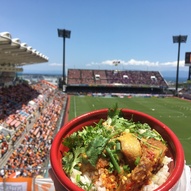 豚トロパクチー丼