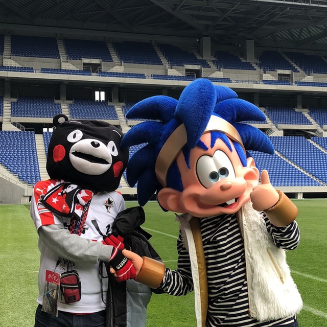 マスコット会inパナスタ
がくモンさんとボーイ
夢の共演