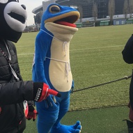 一平くんもスタジアムに！