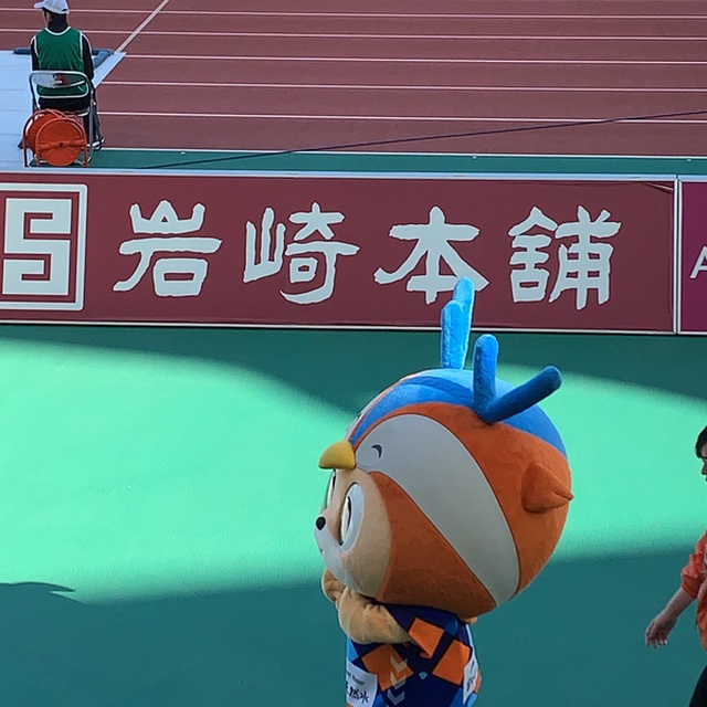 試合を見守るヴィヴィくん