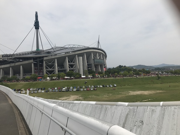 豊田大橋から見たトヨタスタジアム！