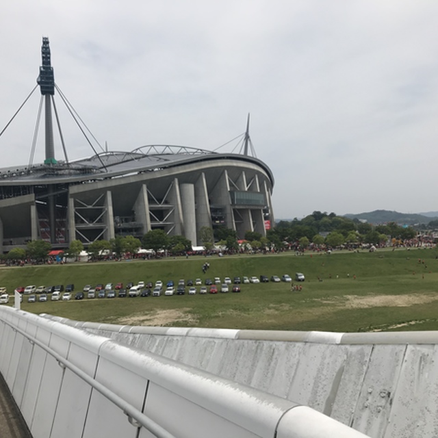 豊田大橋から見たトヨタスタジアム！